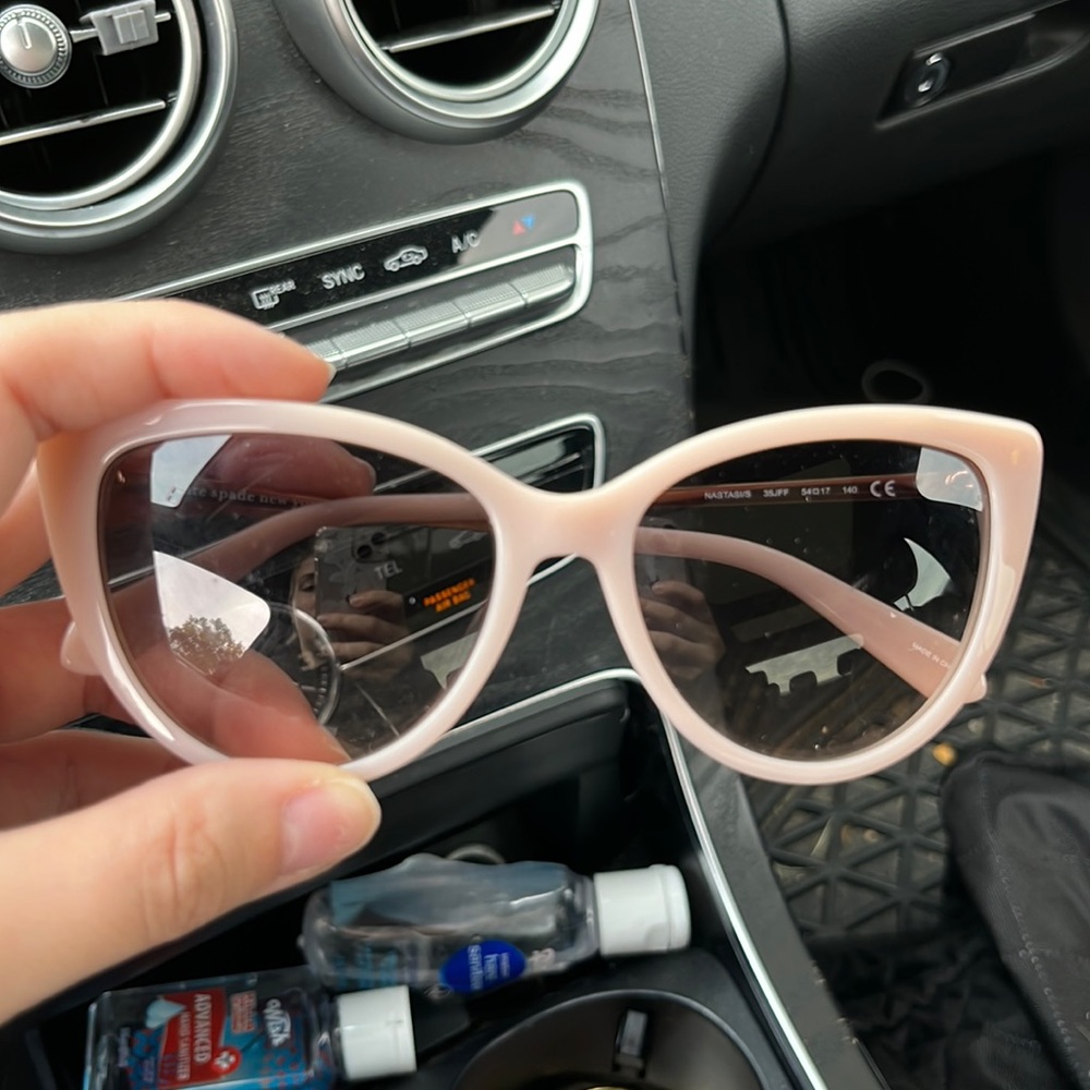 kate spade pink sunglasses with case